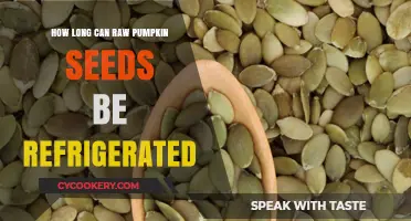 Refrigerating Raw Pumpkin Seeds: Optimal Storage Time and Tips