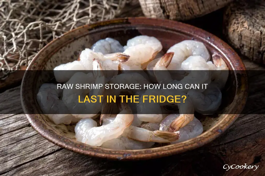 how long can raw shrimp stay in the refrigerator