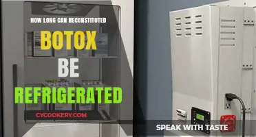 Reconstituted Botox Refrigeration: Optimal Storage Duration Explained