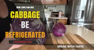 Refrigerating Red Cabbage: Optimal Storage Time and Freshness Tips