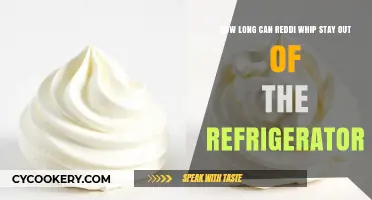 Reddi Whip Shelf Life: How Long Can It Stay Unrefrigerated?
