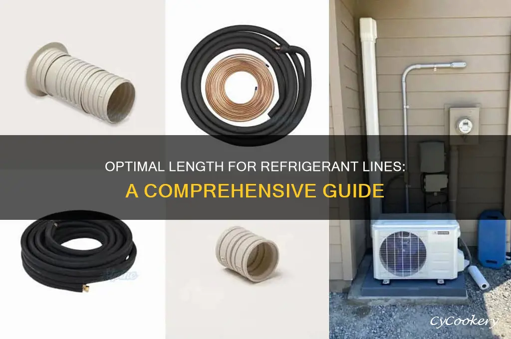 how long can refrigerant lines be