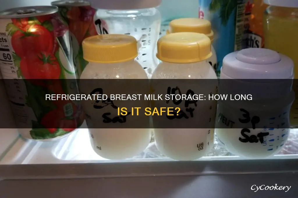 how long can refrigerated breast milk