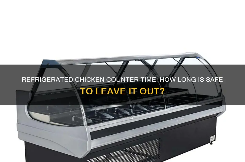 how long can refrigerated chicken be left on counter