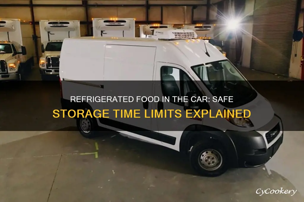 how long can refrigerated food stay in the car