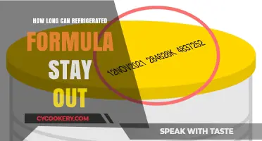 Refrigerated Formula Shelf Life: How Long Can It Safely Stay Out?