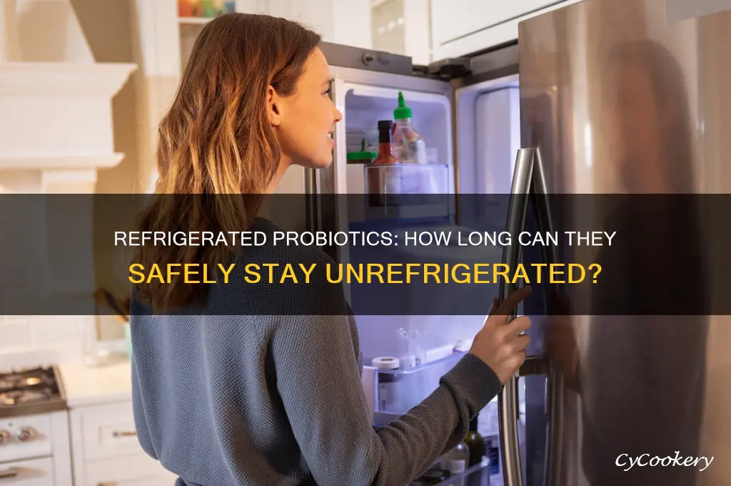 how long can refrigerated probiotics stay out