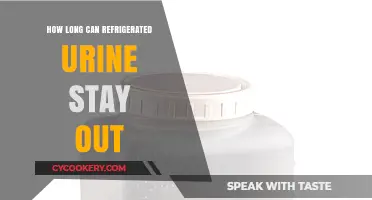 Refrigerated Urine Storage: How Long Can It Safely Stay Out?