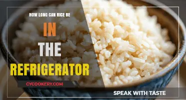 Refrigerated Rice Lifespan: How Long Can It Stay Fresh?