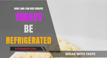 Refrigerating Rice Krispie Treats: Optimal Storage Time and Tips