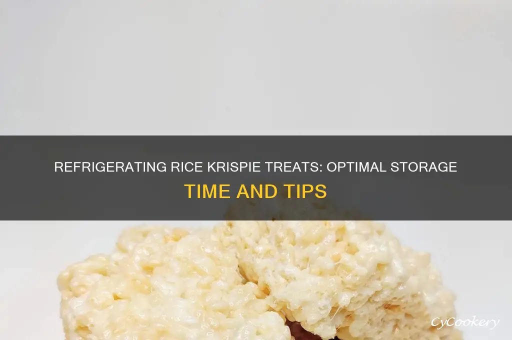 how long can rice krispie treats be refrigerated