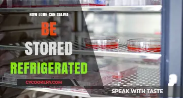 Storing Saliva: Optimal Refrigeration Duration for Accurate Testing and Analysis