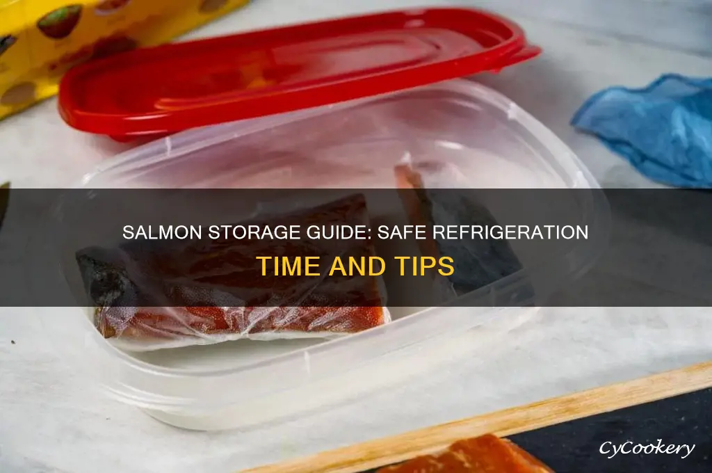 how long can salmon sit in the refrigerator