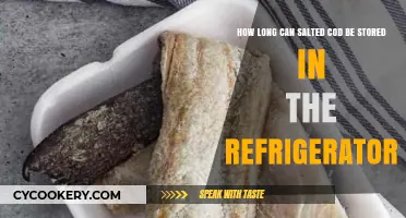 Salted Cod Storage: Refrigerator Shelf Life and Freshness Tips