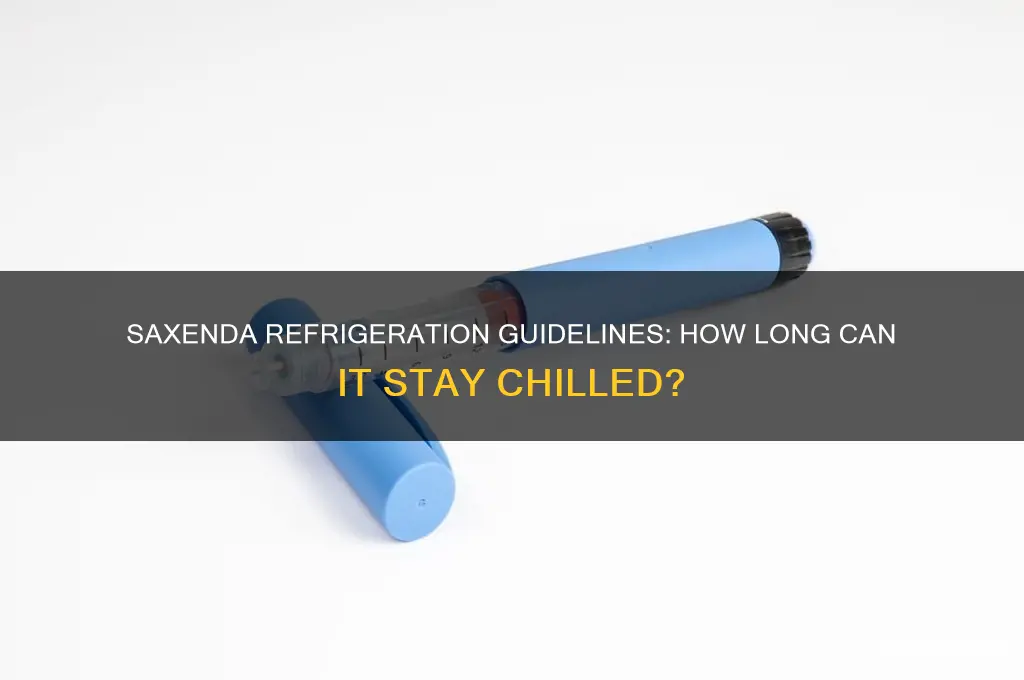 how long can saxenda be refrigerated