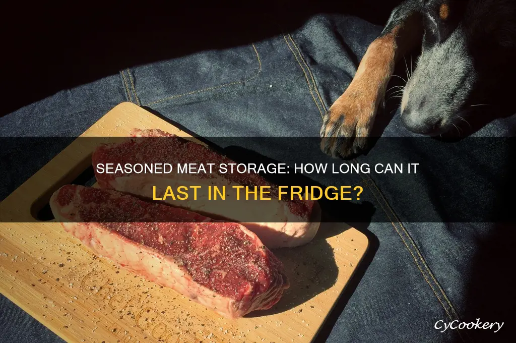 how long can seasoned meat be in the refrigerator