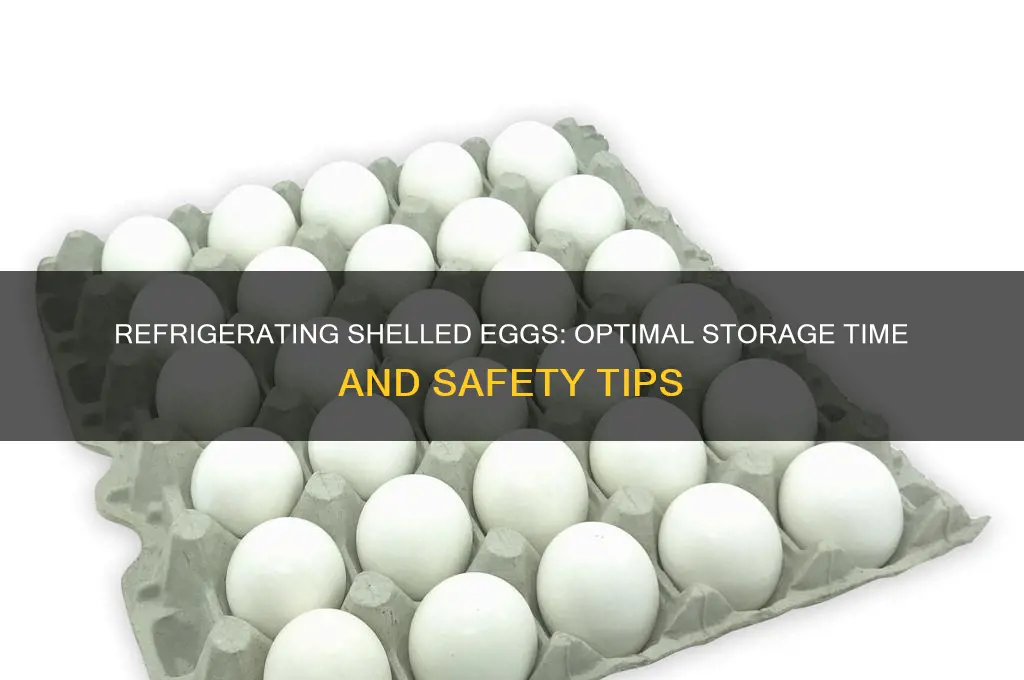 how long can shelled eggs be refrigerated