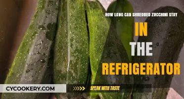 Refrigerated Shredded Zucchini: How Long Does It Stay Fresh?
