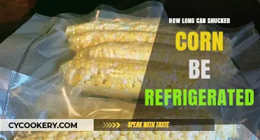Refrigerating Shucked Corn: Optimal Storage Time and Freshness Tips