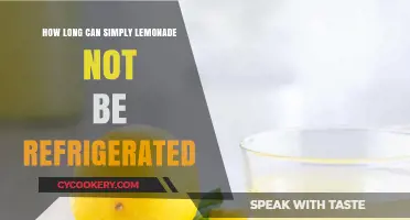 Simply Lemonade Shelf Life: How Long Without Refrigeration?