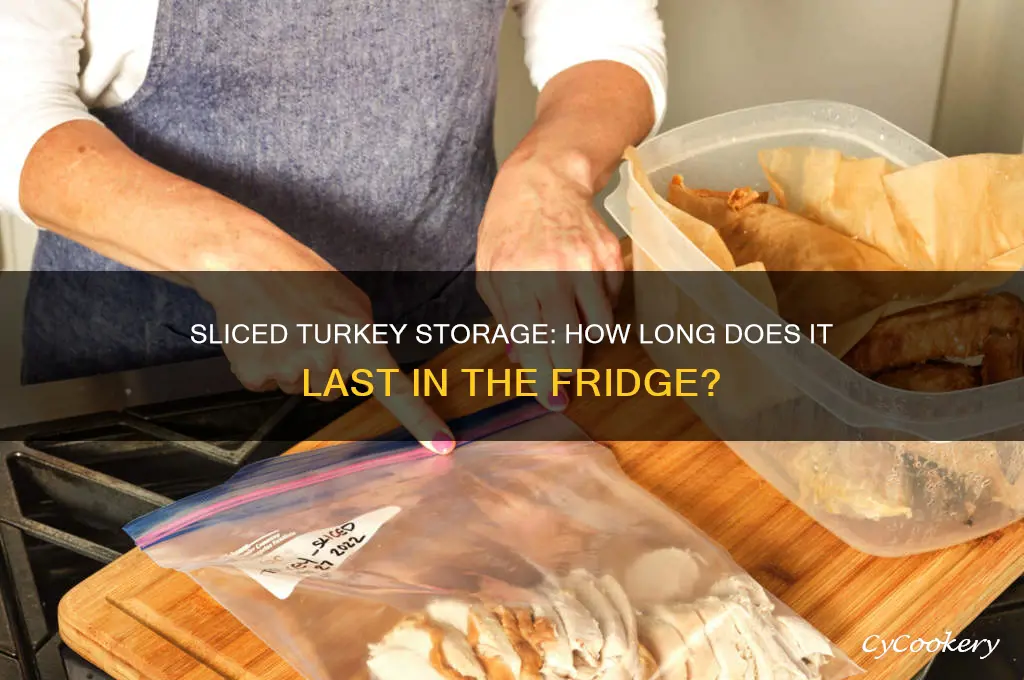 how long can sliced turkey stay in the refrigerator