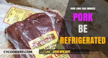 Refrigerating Smoked Pork: Safe Storage Duration and Tips