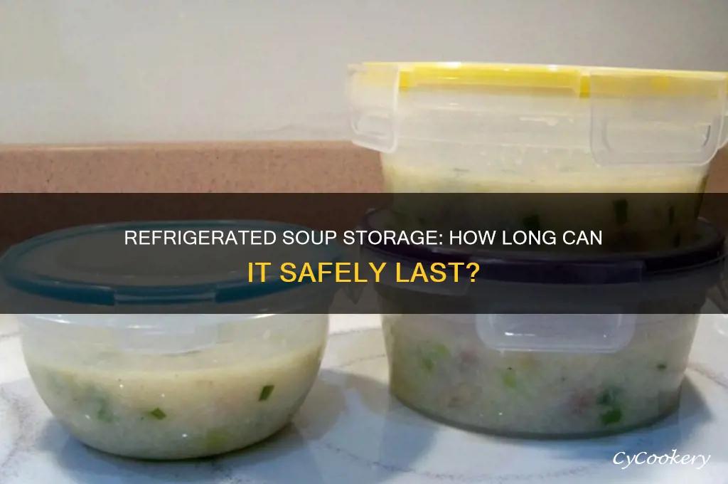 how long can soup stay in the refrigerator