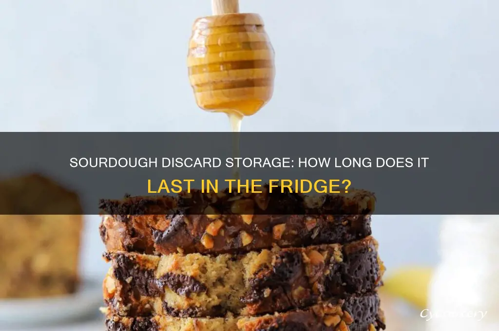 how long can sourdough discard stay in the refrigerator