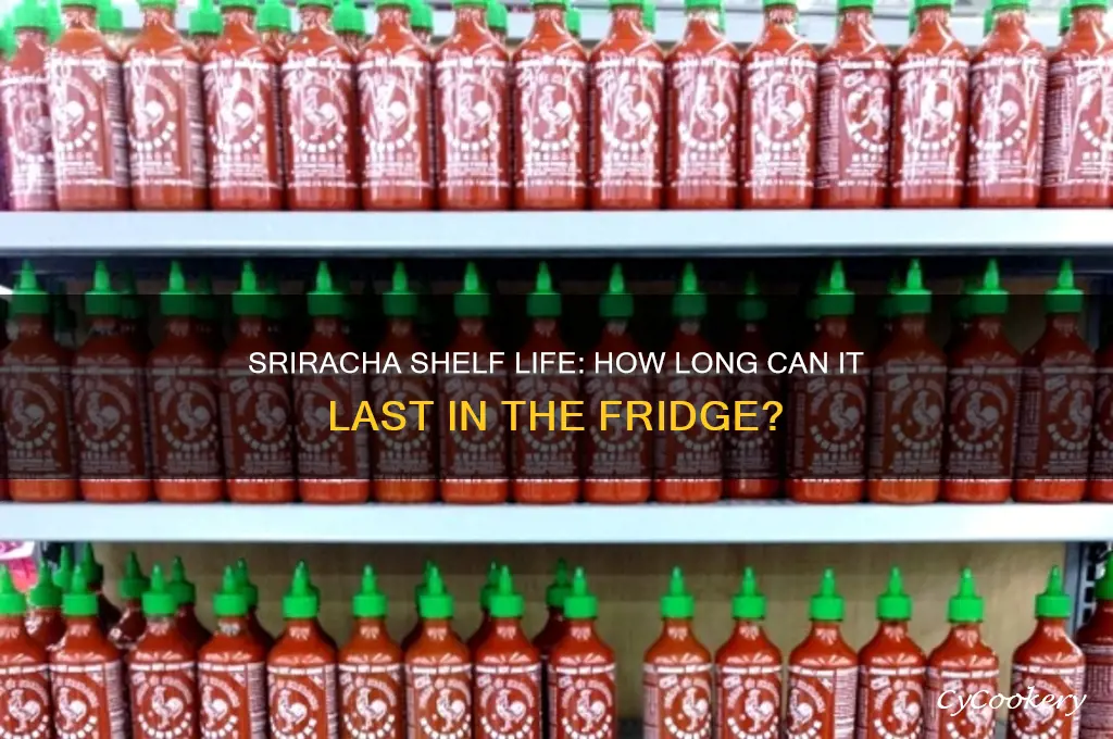 how long can sriracha be refrigerated