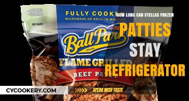 Stellas Frozen Patties: Safe Refrigerator Storage Duration Explained