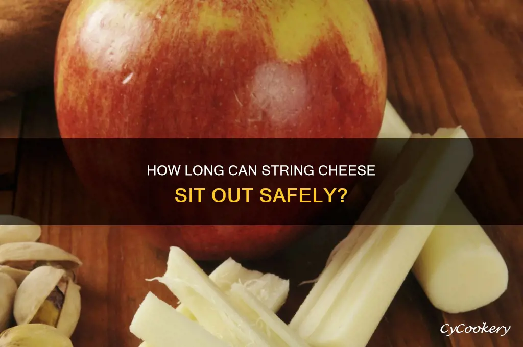 how long can string cheese be out of the refrigerator