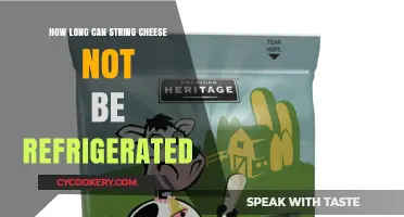 String Cheese Shelf Life: How Long Can It Sit Out?