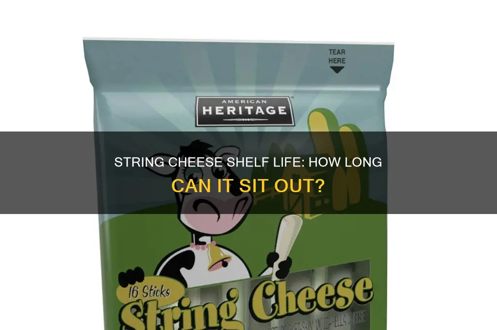 how long can string cheese not be refrigerated