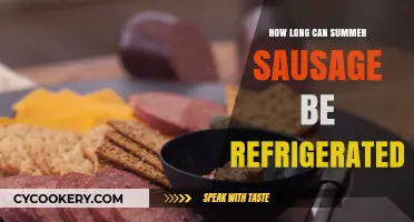 Refrigerating Summer Sausage: Optimal Storage Time and Safety Tips
