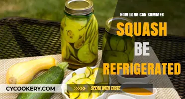 Refrigerating Summer Squash: Optimal Storage Time and Freshness Tips