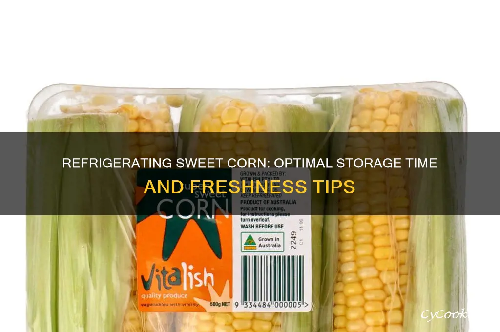 how long can sweet corn be refrigerated