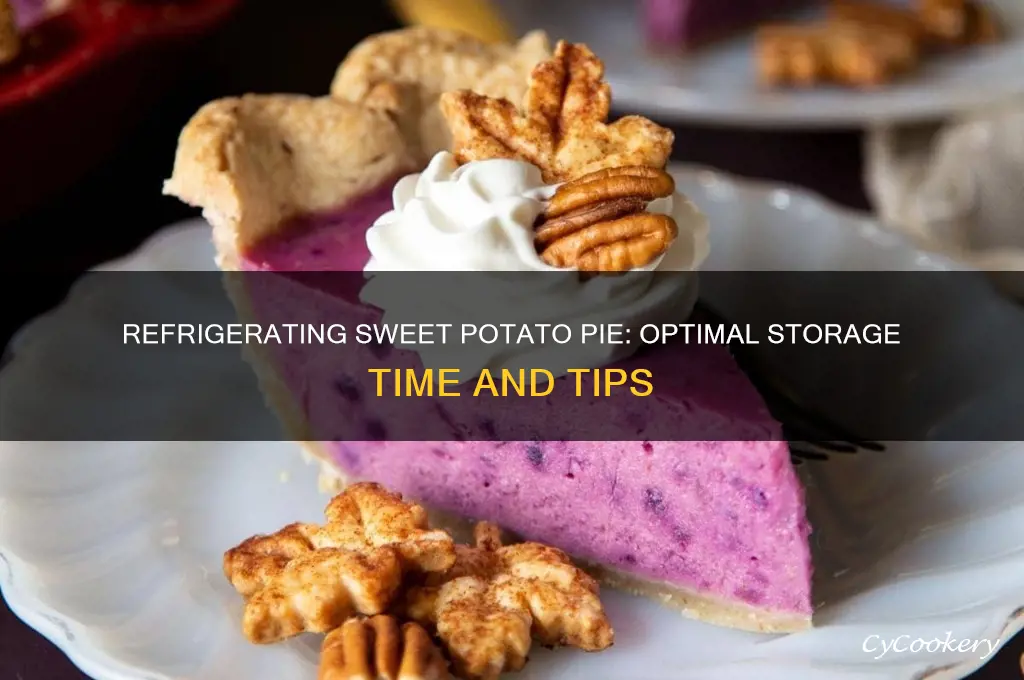 how long can sweet potato pie be refrigerated