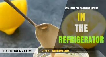 Maximizing Tahini Freshness: Optimal Refrigerator Storage Duration Explained
