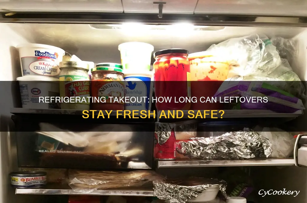 how long can takeout be refrigerated