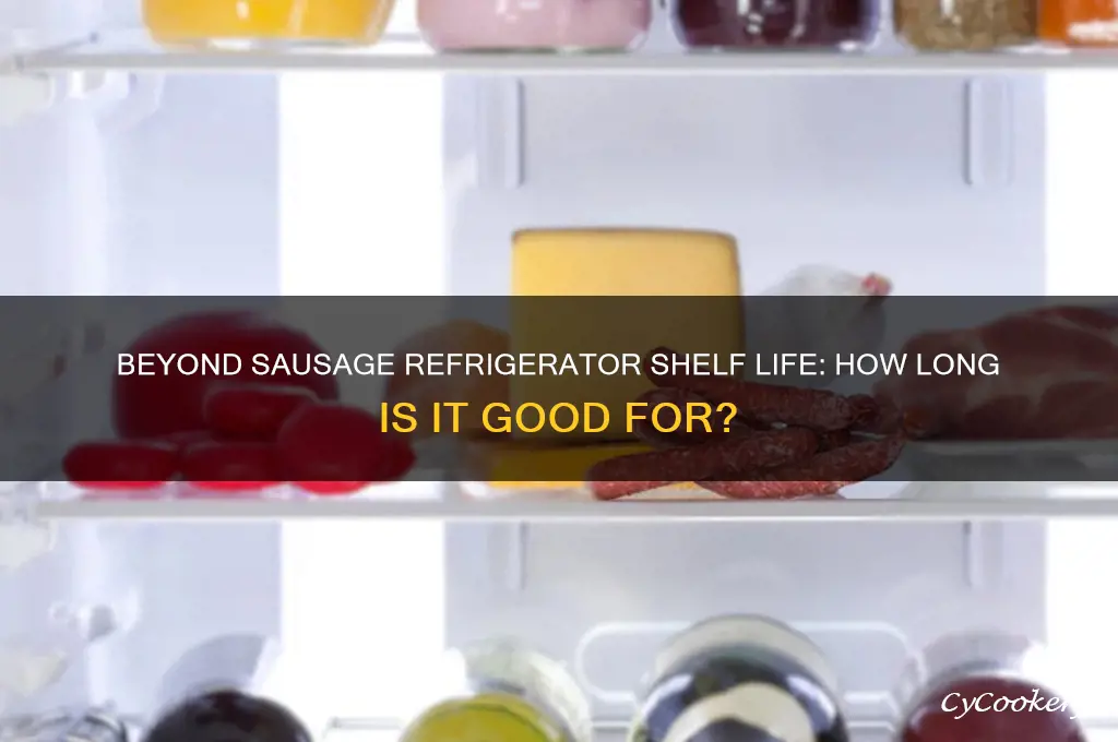 how long can the beyond sausage stay in the refrigerator