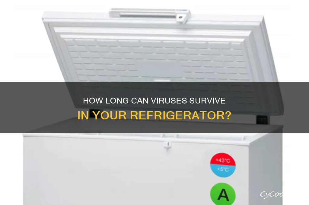 how long can the virus live in the refrigerator