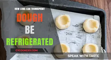 Refrigerating Thumbprint Dough: Optimal Storage Time for Perfect Cookies