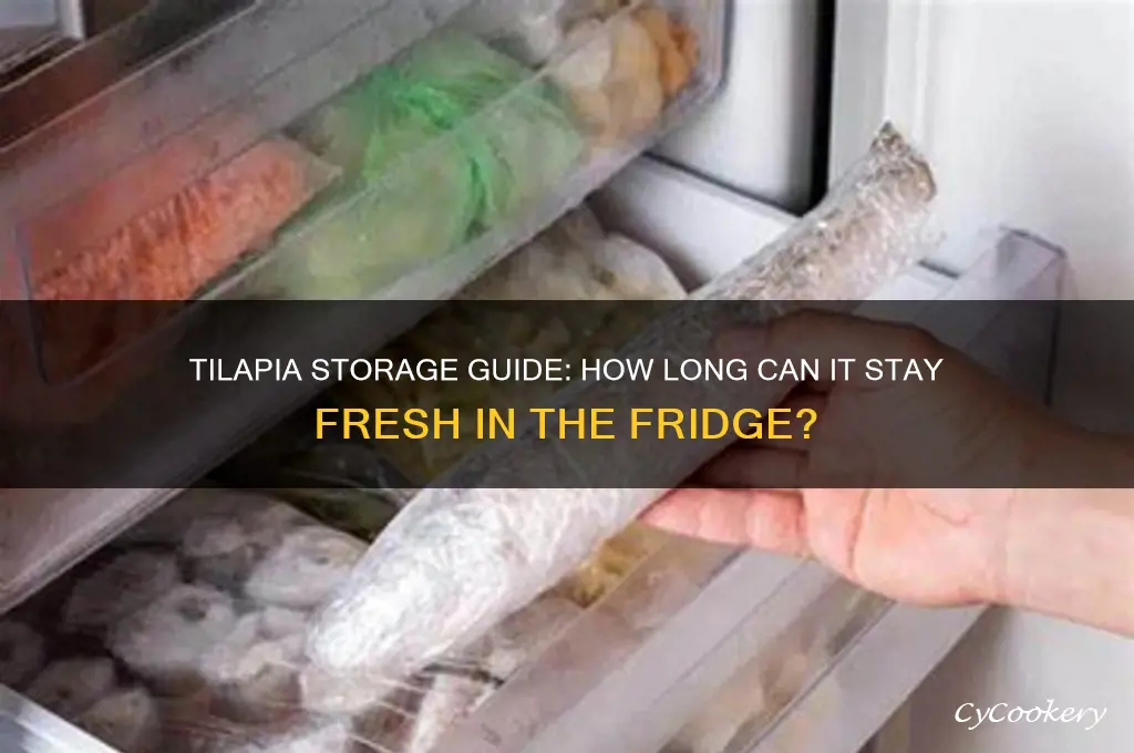 how long can tilipia stay in the refrigerator