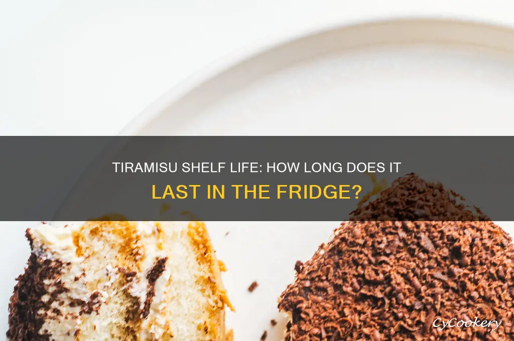 how long can tiramisu stay in the refrigerator