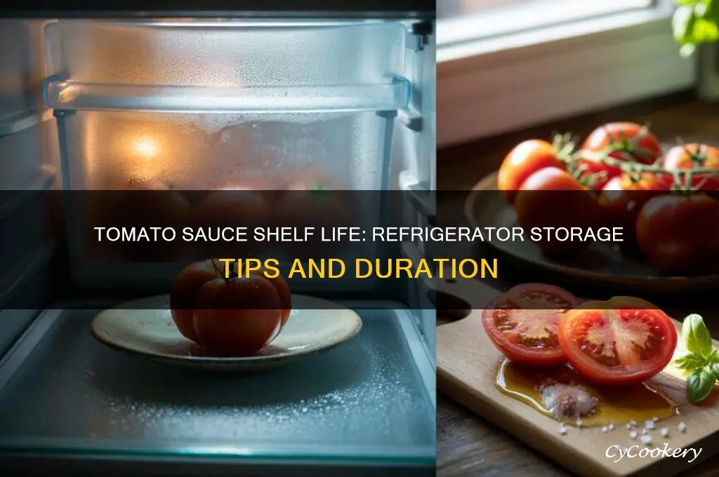 how long can tomato sauce state in the refrigerator