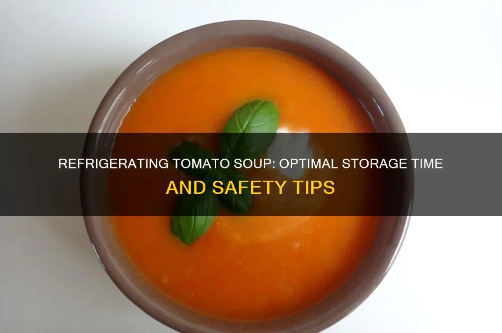 how long can tomato soup be refrigerated