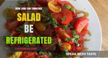 Refrigerating Tomato Salad: Optimal Storage Time and Freshness Tips