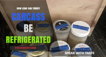 Refrigerating Turkey Carcass: Safe Storage Time and Tips