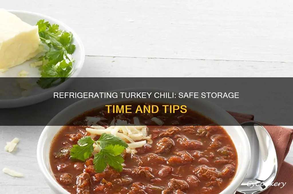 how long can turkey chili be refrigerated