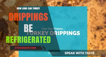 Refrigerating Turkey Drippings: Safe Storage Time and Tips